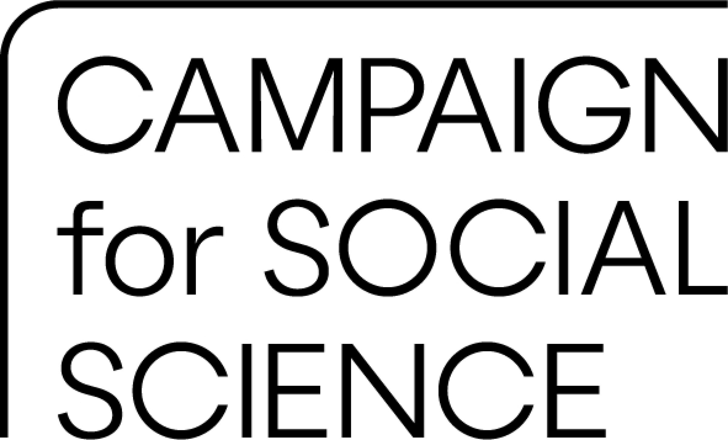 Campaign For Social Science Logo Small Rgb Black