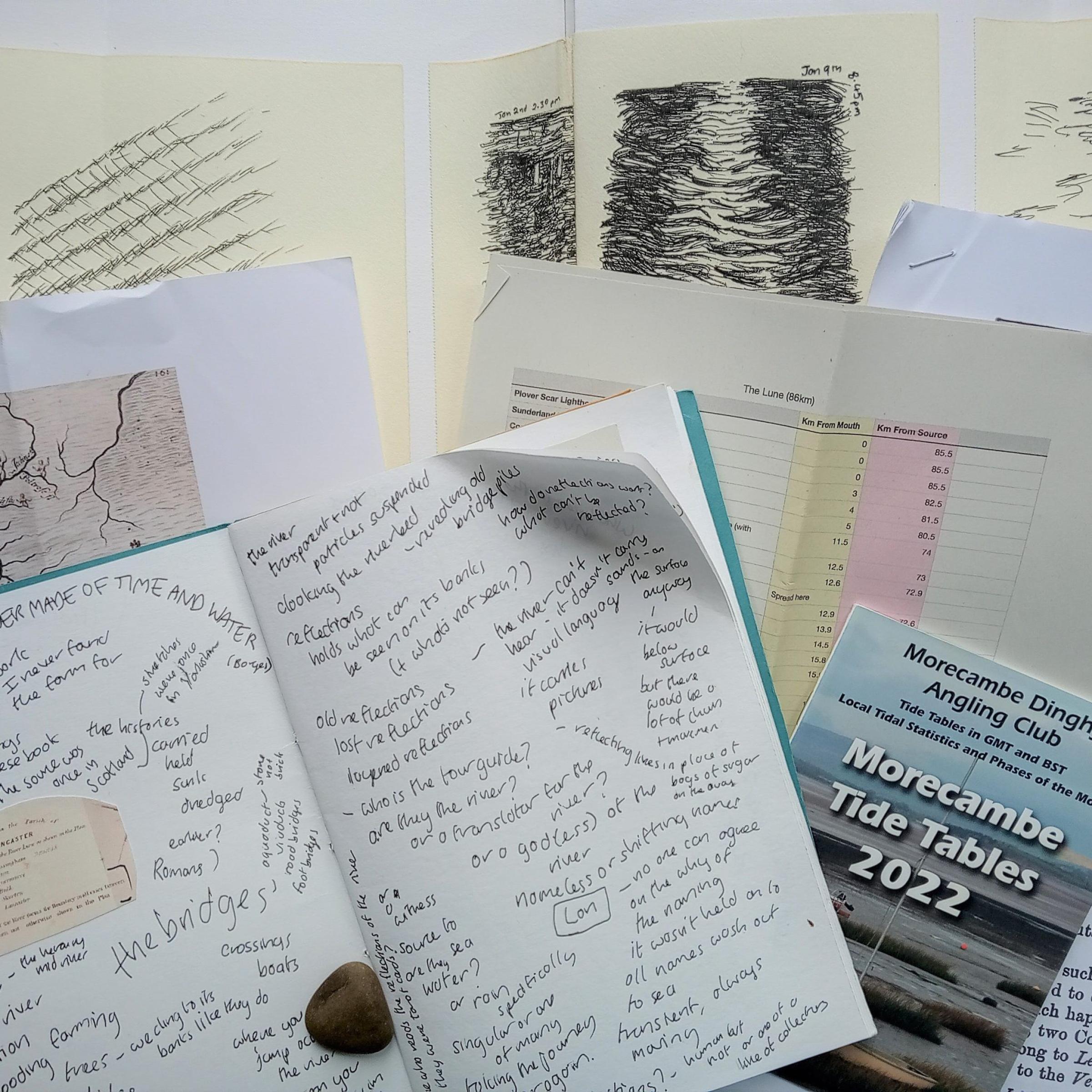 Image credit: Making notes on the river, Claire Dean