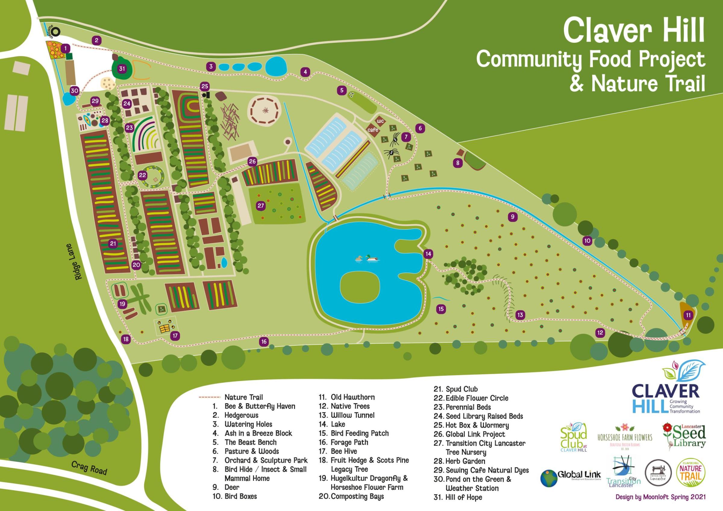Claver Hill Map And Nature Trail 1
